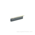 1.27mm Pitch Machined Female header Connector Right Angle H8.9mm 1*24P